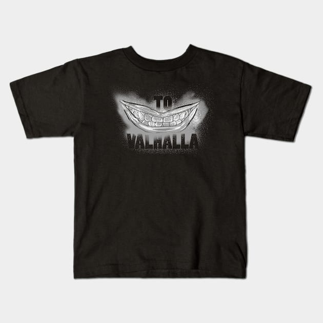 To Valhalla! Kids T-Shirt by FuManChu